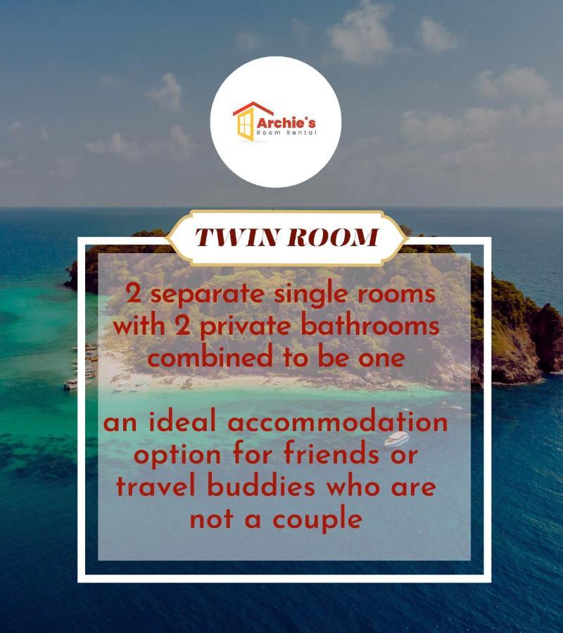 Archie'S Budget Twin Room Rental San Vicente  Eksteriør billede